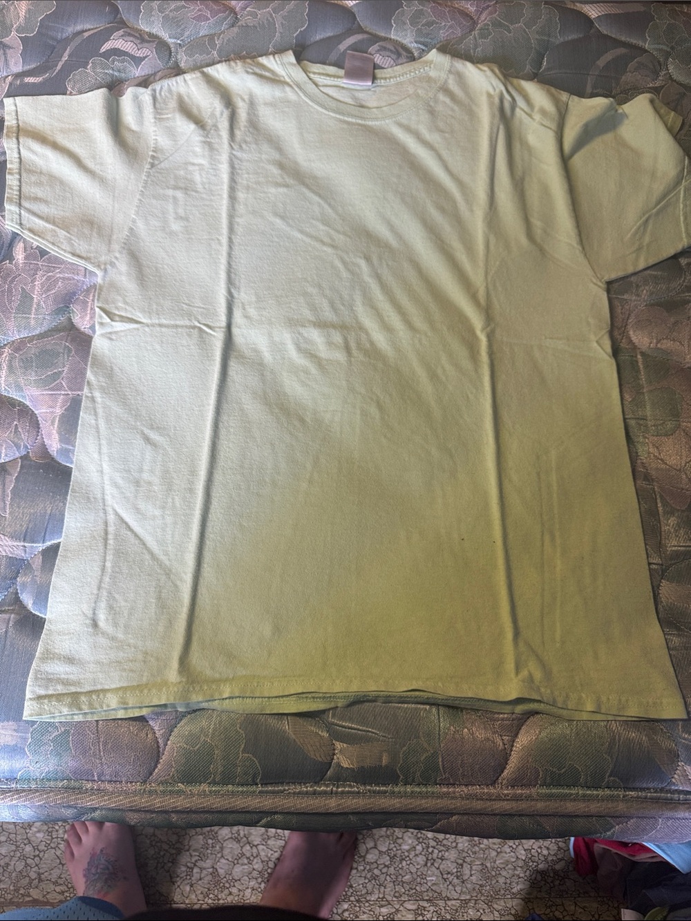 Gildan Short Sleeve Crew Neck T-Shirt in Pale Green